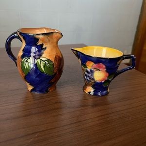 Vintage 1920's H&K Tunstall England Art Deco Design Carafes